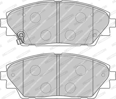 Ferodo FDB4446-D - Гальмівні колодки, дискові гальма autozip.com.ua