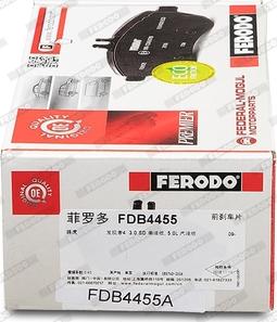 Ferodo FDB4455 - Гальмівні колодки, дискові гальма autozip.com.ua