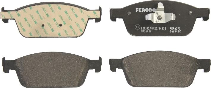 Ferodo FDB4416 - Гальмівні колодки, дискові гальма autozip.com.ua