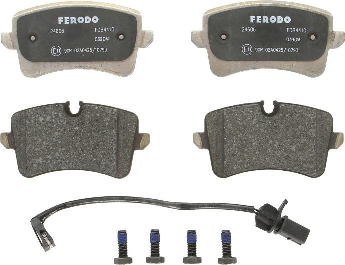 Ferodo FDB4410 - Гальмівні колодки, дискові гальма autozip.com.ua