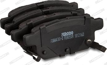 Ferodo FDB4430-D - Гальмівні колодки, дискові гальма autozip.com.ua