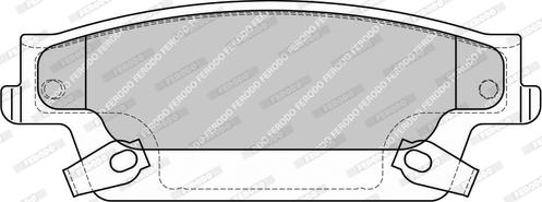 Ferodo FDB4577-D - Гальмівні колодки, дискові гальма autozip.com.ua
