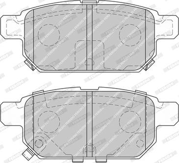 Ferodo FDB4672-D - Гальмівні колодки, дискові гальма autozip.com.ua