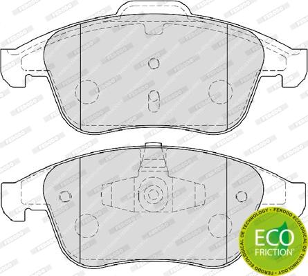 Ferodo FDB4068 - Гальмівні колодки, дискові гальма autozip.com.ua