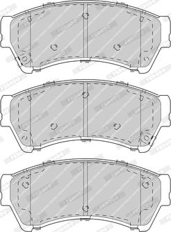 Ferodo FDB4062-D - Гальмівні колодки, дискові гальма autozip.com.ua