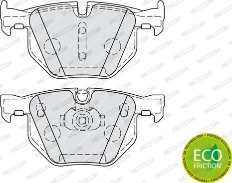 Ferodo FDB4067 - Гальмівні колодки, дискові гальма autozip.com.ua