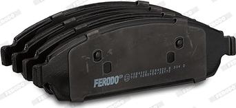 Ferodo FDB4002 - Гальмівні колодки, дискові гальма autozip.com.ua