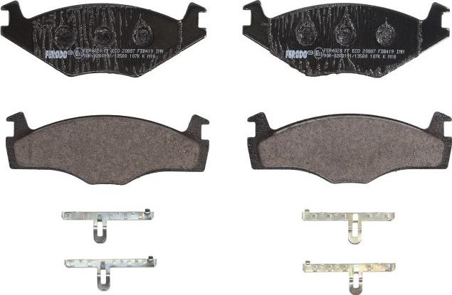 Ferodo FDB419 - Гальмівні колодки, дискові гальма autozip.com.ua