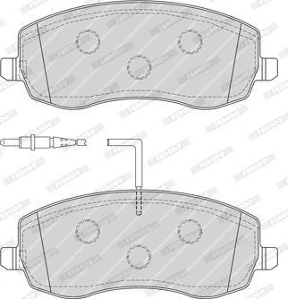 Ferodo FDB4154 - Гальмівні колодки, дискові гальма autozip.com.ua