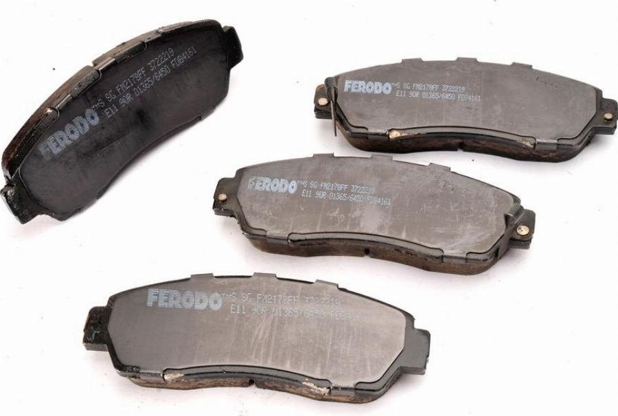 Ferodo FDB4161 - Гальмівні колодки, дискові гальма autozip.com.ua