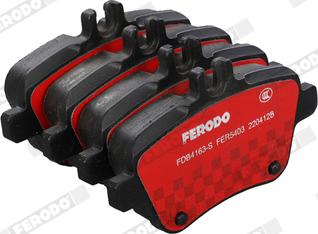 Ferodo FDB4163-S - Гальмівні колодки, дискові гальма autozip.com.ua