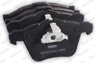 Ferodo FDB4108-D - Гальмівні колодки, дискові гальма autozip.com.ua