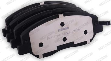 Ferodo FDB4111B-D - Гальмівні колодки, дискові гальма autozip.com.ua