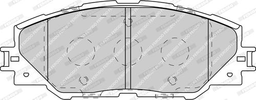 Ferodo FDB4136-D - Гальмівні колодки, дискові гальма autozip.com.ua