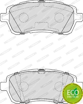 Ferodo FDB4179 - Гальмівні колодки, дискові гальма autozip.com.ua