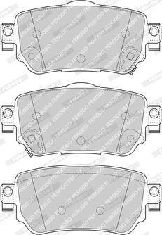 Ferodo FDB4842-D - Гальмівні колодки, дискові гальма autozip.com.ua