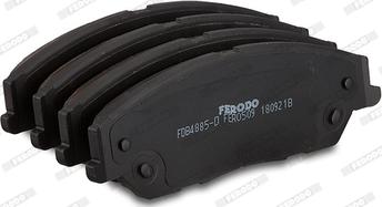 Ferodo FDB4885-D - Гальмівні колодки, дискові гальма autozip.com.ua