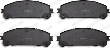 Ferodo FDB4354-D - Гальмівні колодки, дискові гальма autozip.com.ua