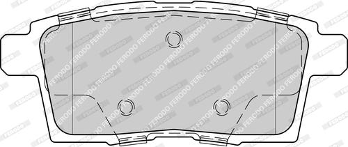 Ferodo FDB4366-D - Гальмівні колодки, дискові гальма autozip.com.ua