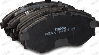 Ferodo FDB4304-D - Гальмівні колодки, дискові гальма autozip.com.ua