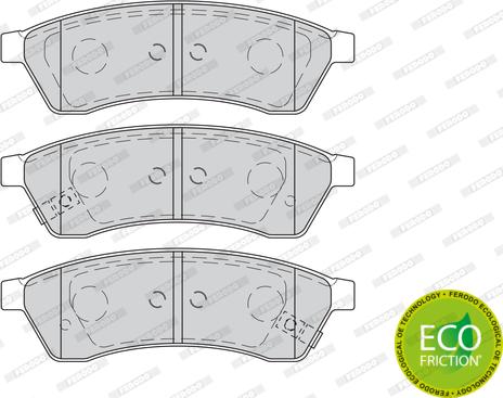 Ferodo FDB4305 - Гальмівні колодки, дискові гальма autozip.com.ua