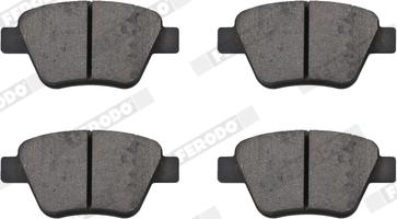 Ferodo FDB4316-S - Гальмівні колодки, дискові гальма autozip.com.ua