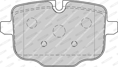 Ferodo FDB4381-D - Гальмівні колодки, дискові гальма autozip.com.ua