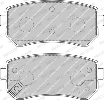 Ferodo FDB4241-D - Гальмівні колодки, дискові гальма autozip.com.ua