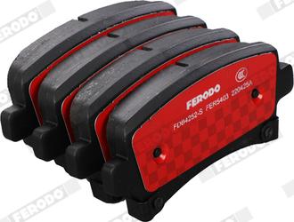 Ferodo FDB4252-S - Гальмівні колодки, дискові гальма autozip.com.ua