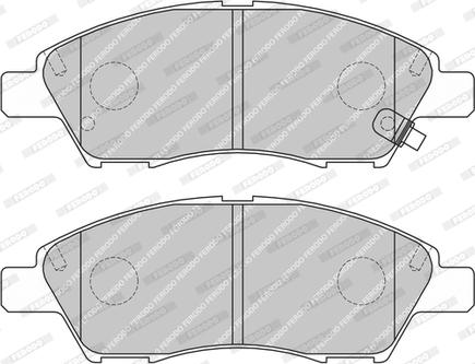 Ferodo FDB4266-D - Гальмівні колодки, дискові гальма autozip.com.ua