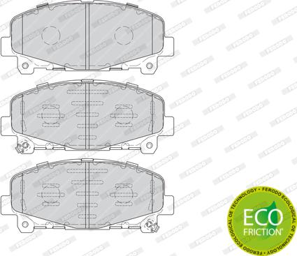 Ferodo FDB4270 - Гальмівні колодки, дискові гальма autozip.com.ua