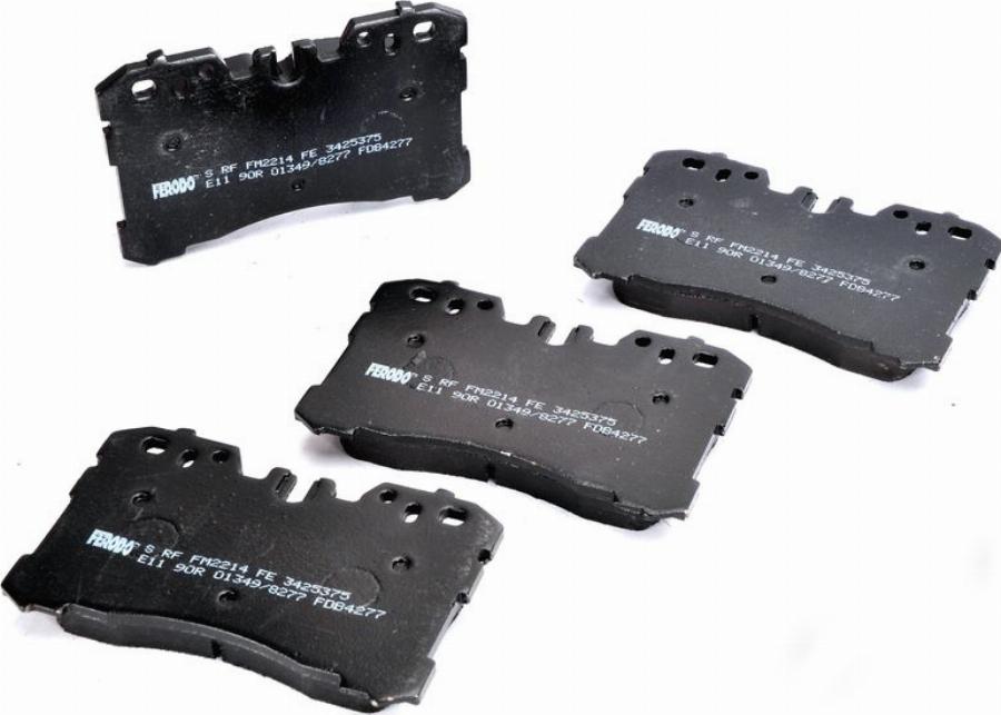 Ferodo FDB4277 - Гальмівні колодки, дискові гальма autozip.com.ua