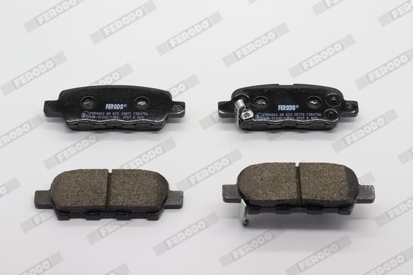 Ferodo FDB4756 - Гальмівні колодки, дискові гальма autozip.com.ua
