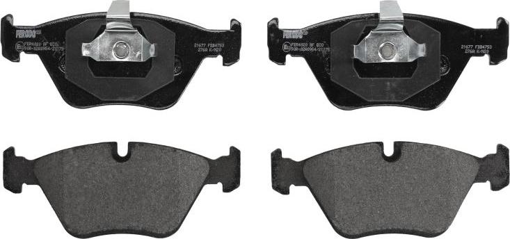 Ferodo FDB4753 - Гальмівні колодки, дискові гальма autozip.com.ua
