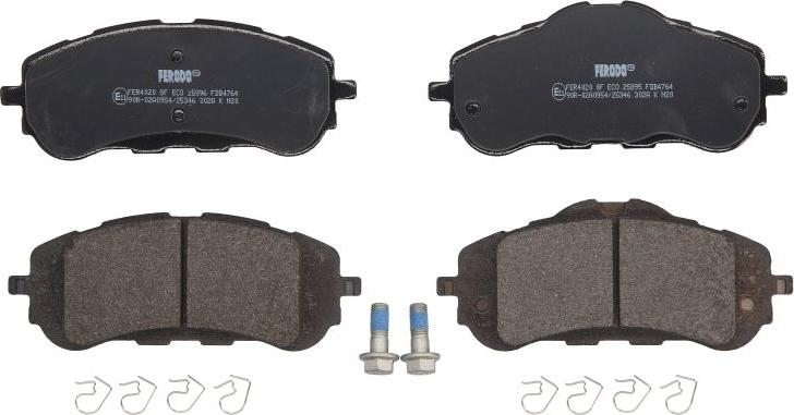 Ferodo FDB4764 - Гальмівні колодки, дискові гальма autozip.com.ua