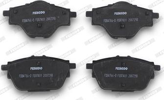 Ferodo FDB4766-D - Гальмівні колодки, дискові гальма autozip.com.ua