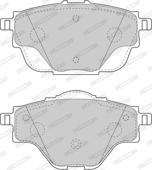 Ferodo FDB4766 - Гальмівні колодки, дискові гальма autozip.com.ua