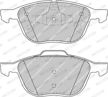 Ferodo FDB4709-D - Гальмівні колодки, дискові гальма autozip.com.ua