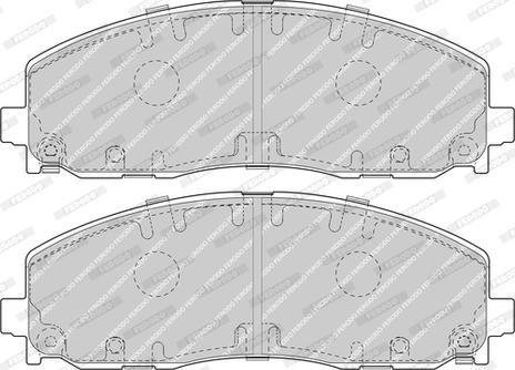 Ferodo FDB4785 - Гальмівні колодки, дискові гальма autozip.com.ua