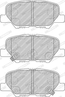 Ferodo FDB4739-D - Гальмівні колодки, дискові гальма autozip.com.ua