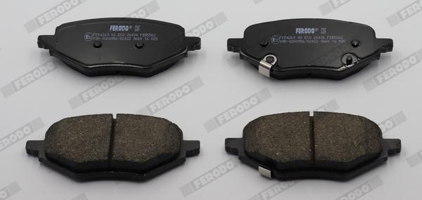 Ferodo FDB5562 - Гальмівні колодки, дискові гальма autozip.com.ua