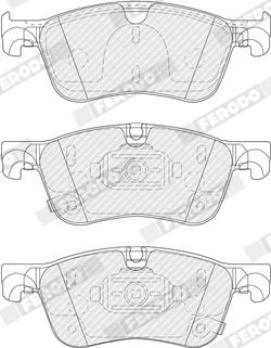 Ferodo FDB5534 - Гальмівні колодки, дискові гальма autozip.com.ua