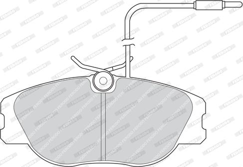 Ferodo FDB565 - Гальмівні колодки, дискові гальма autozip.com.ua