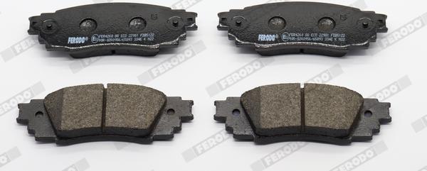 Ferodo FDB5122 - Гальмівні колодки, дискові гальма autozip.com.ua