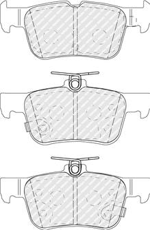 Ferodo FDB5174 - Гальмівні колодки, дискові гальма autozip.com.ua