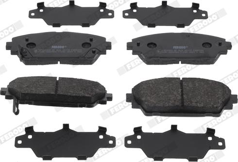 Ferodo FDB5346 - Гальмівні колодки, дискові гальма autozip.com.ua