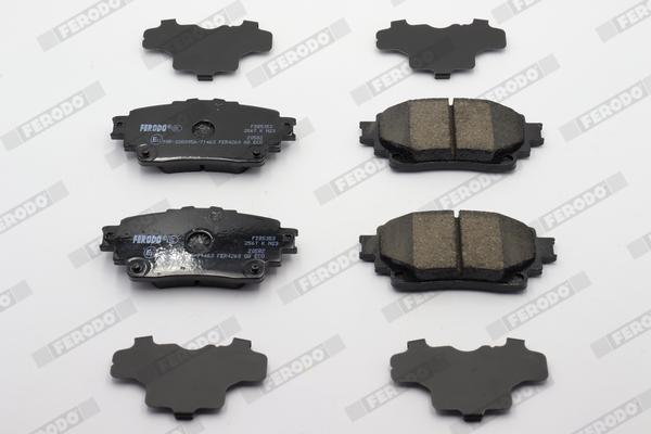 Ferodo FDB5353 - Гальмівні колодки, дискові гальма autozip.com.ua