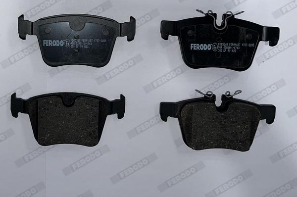 Ferodo FDB5360 - Гальмівні колодки, дискові гальма autozip.com.ua