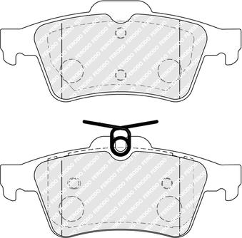 Ferodo FDB5388 - Гальмівні колодки, дискові гальма autozip.com.ua