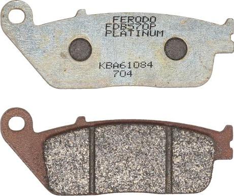 Ferodo FDB570P - Гальмівні колодки, дискові гальма autozip.com.ua